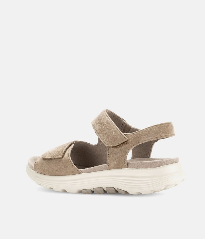 Gabor Sporty Beige Rolling Soft Walking Sandals
