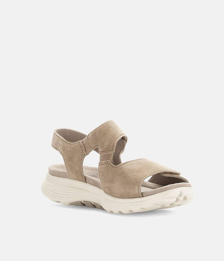 Gabor Sporty Beige Rolling Soft Walking Sandals