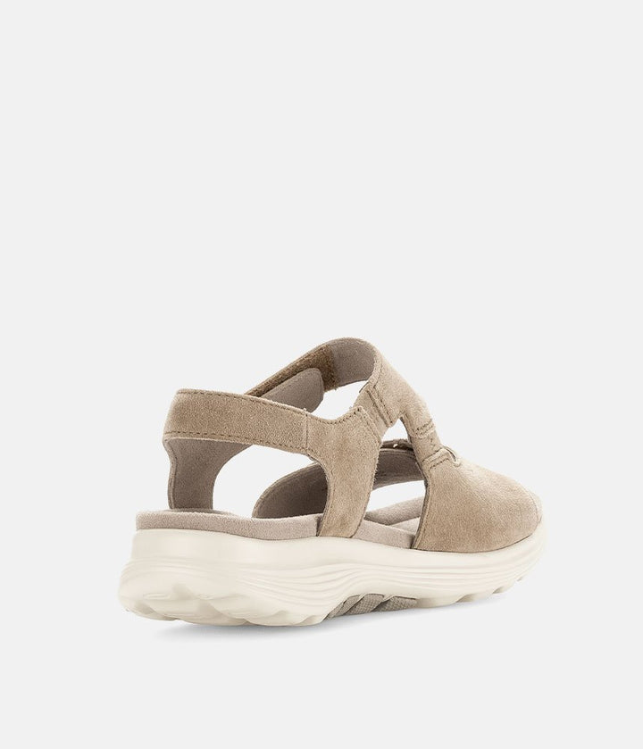 Gabor Sporty Beige Rolling Soft Walking Sandals