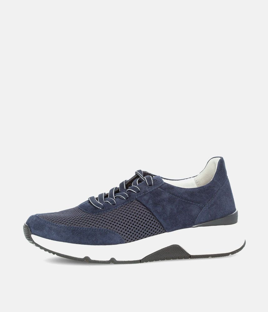 Gabor Fab Navy Rolling Soft Trainers
