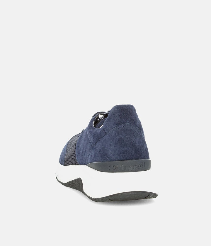 Gabor Fab Navy Rolling Soft Trainers