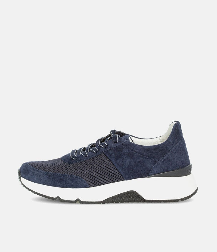 Gabor Fab Navy Rolling Soft Trainers