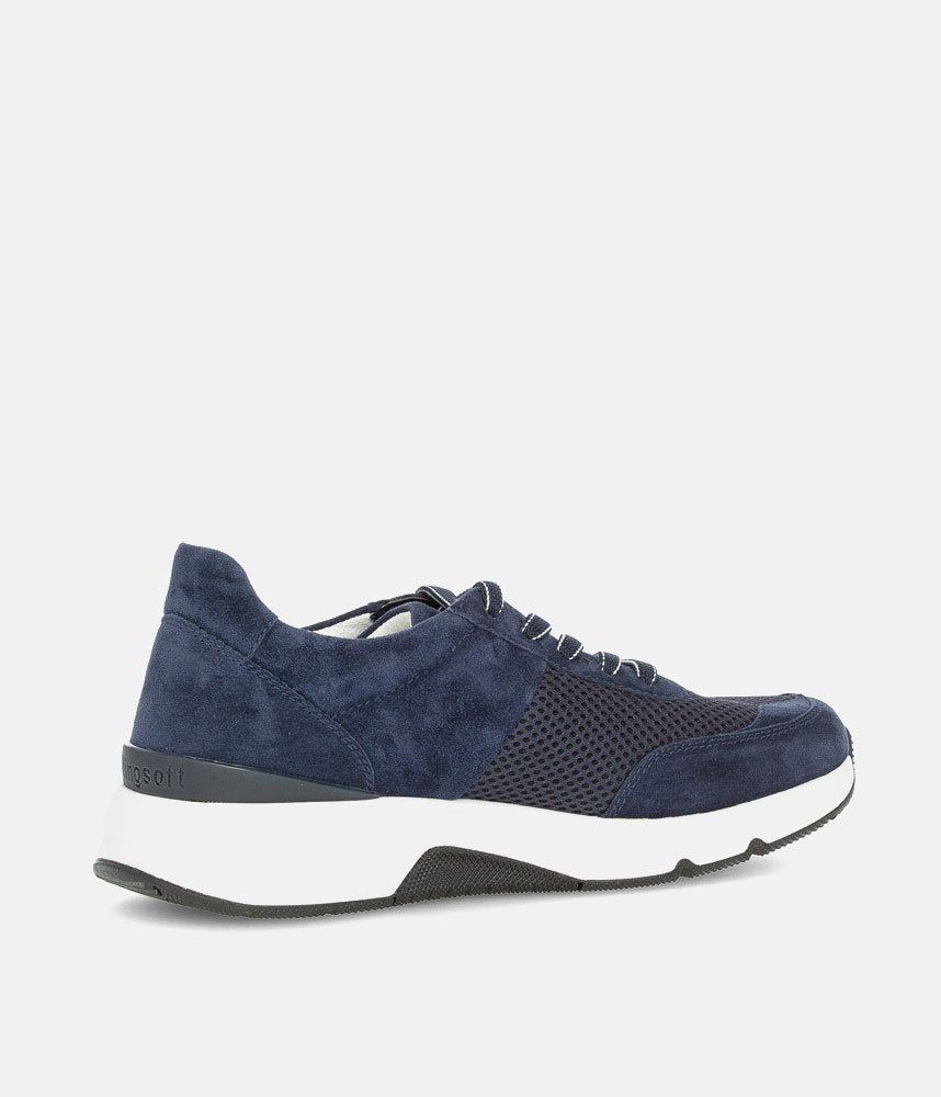 Gabor Fab Navy Rolling Soft Trainers