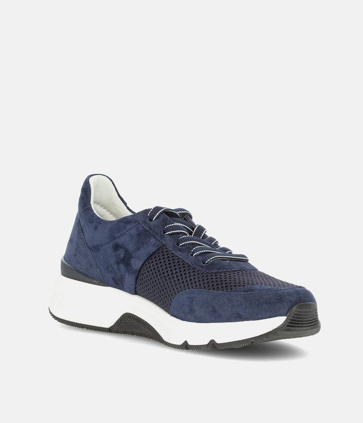 Gabor Fab Navy Rolling Soft Trainers