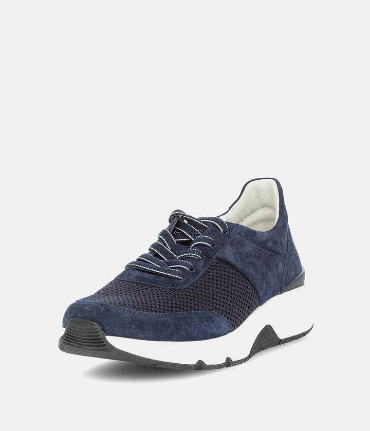 Gabor Fab Navy Rolling Soft Trainers