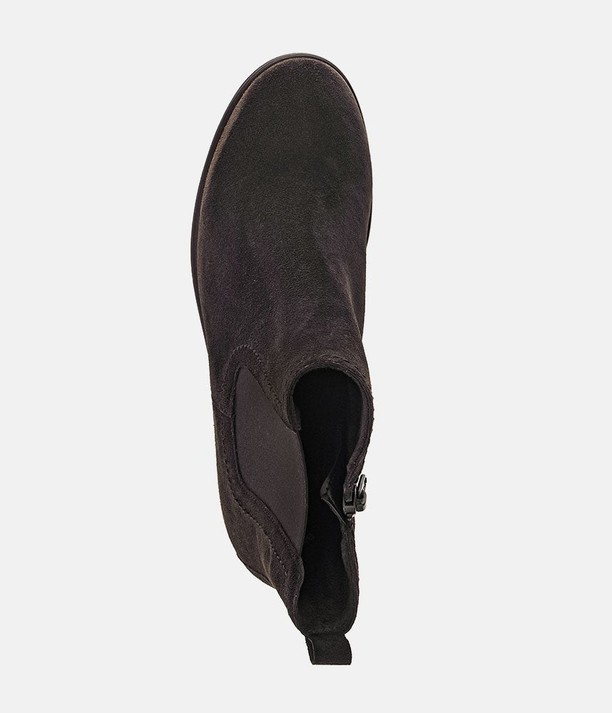 Gabor Chic Suede Ankle Boots - Dark Brown