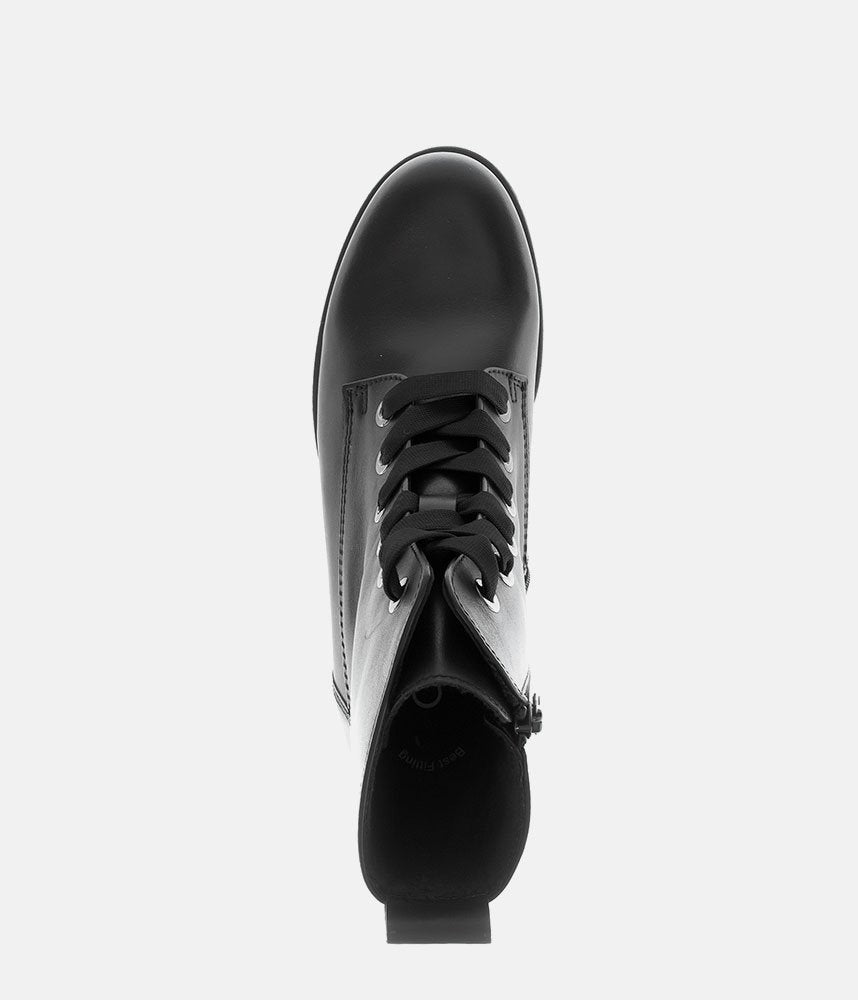 Gabor Essential Chunky Combat Boots - Black