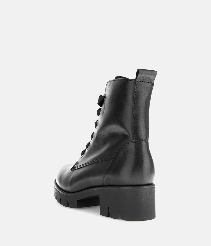 Gabor Essential Chunky Combat Boots - Black