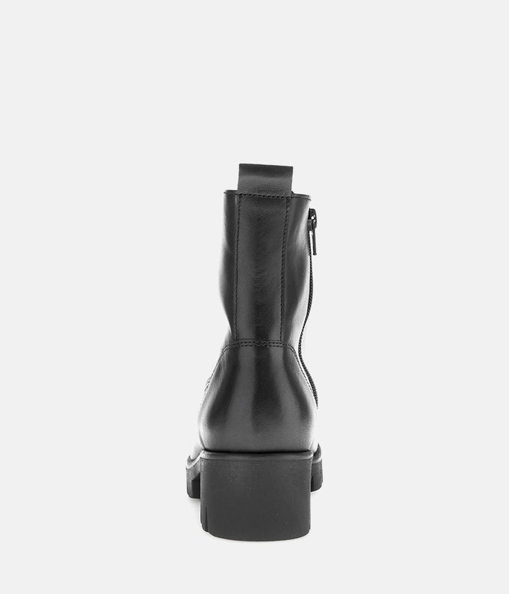 Gabor Essential Chunky Combat Boots - Black