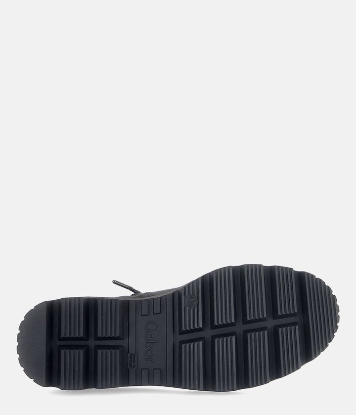 Gabor Statement Chunky Combat Boots - Black
