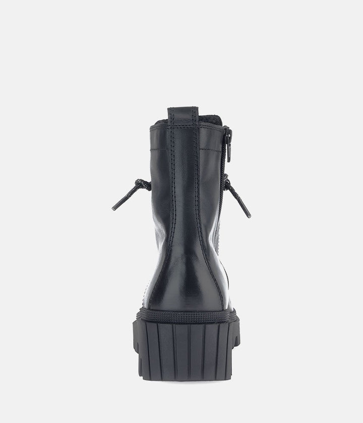 Gabor Statement Chunky Combat Boots - Black