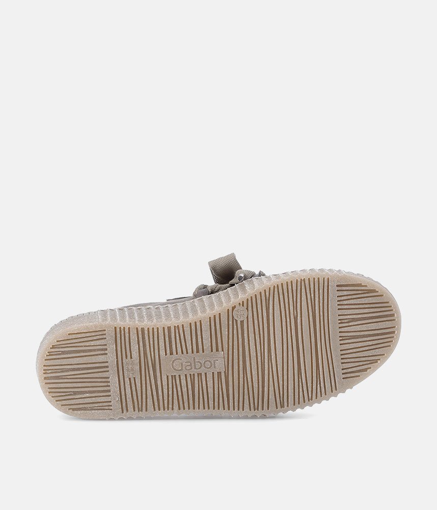 Gabor Glam Slip On Trainers - Taupe