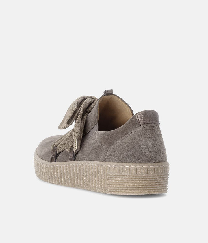 Gabor Glam Slip On Trainers - Taupe