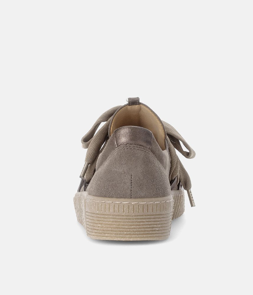 Gabor Glam Slip On Trainers - Taupe