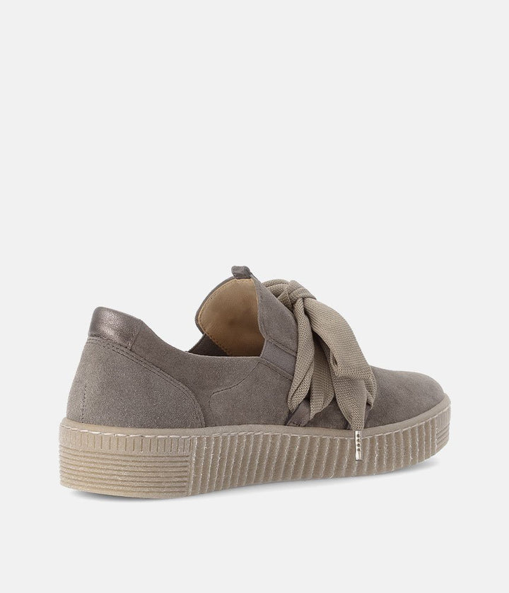 Gabor Glam Slip On Trainers - Taupe