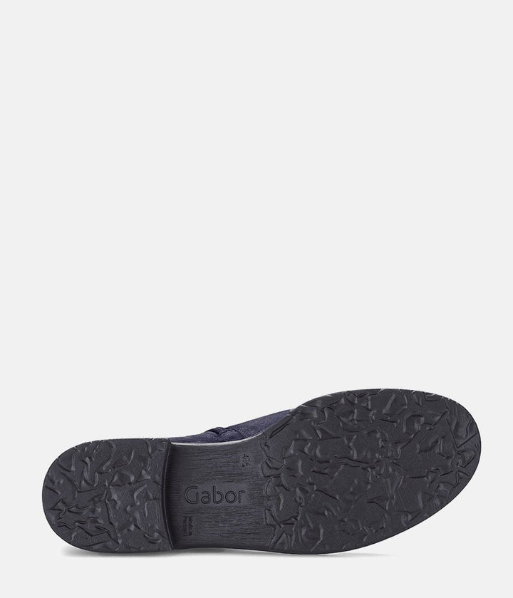 Gabor Premium Suede Ankle Boots - Navy
