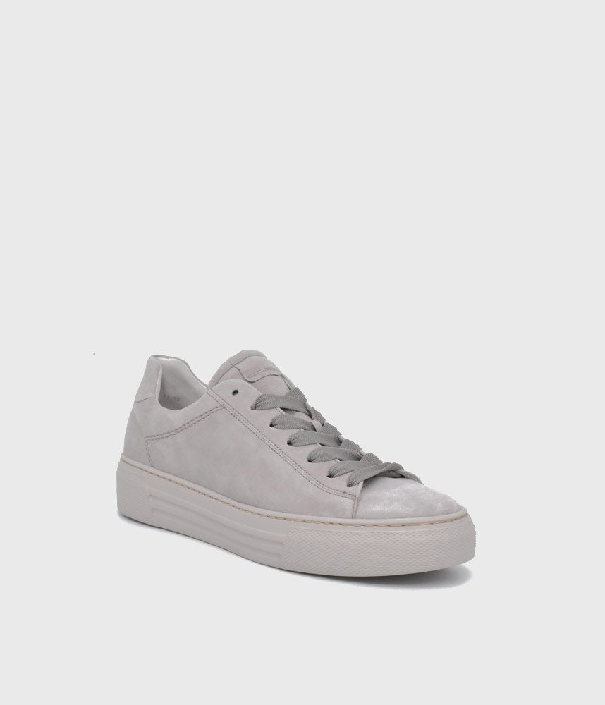 Gabor Trendy Grey Suede Trainers