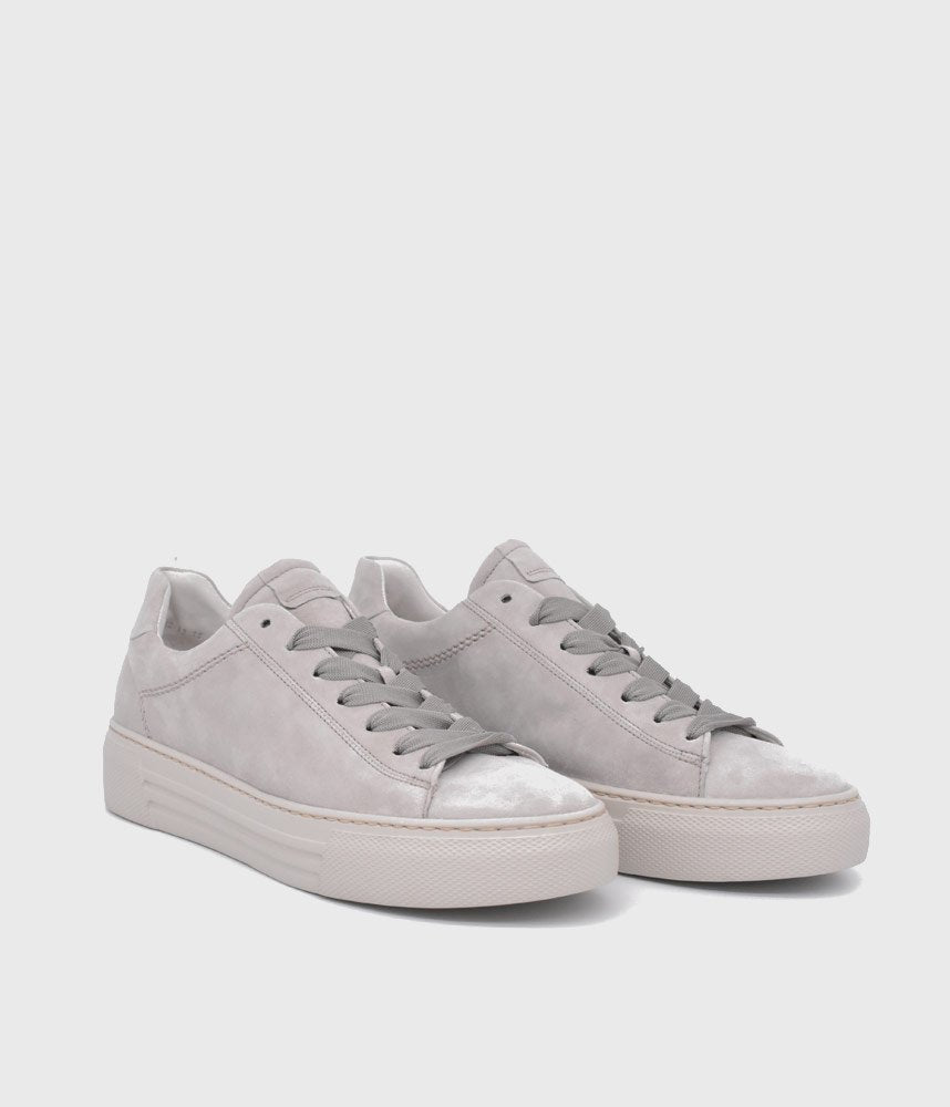 Gabor Trendy Grey Suede Trainers