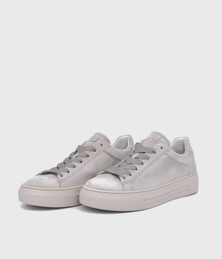 Gabor Trendy Grey Suede Trainers