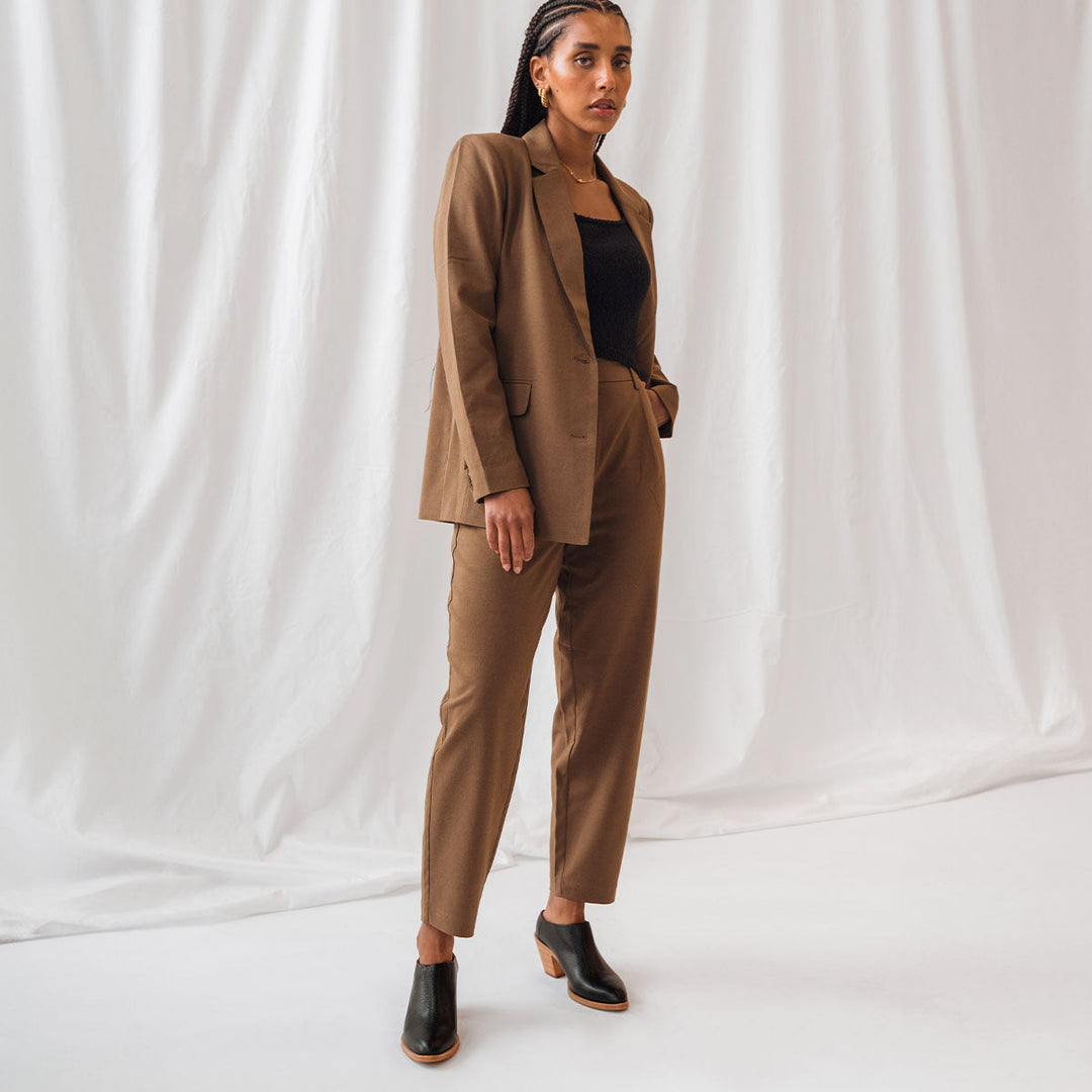 The Heeled Mule - Black Pebble