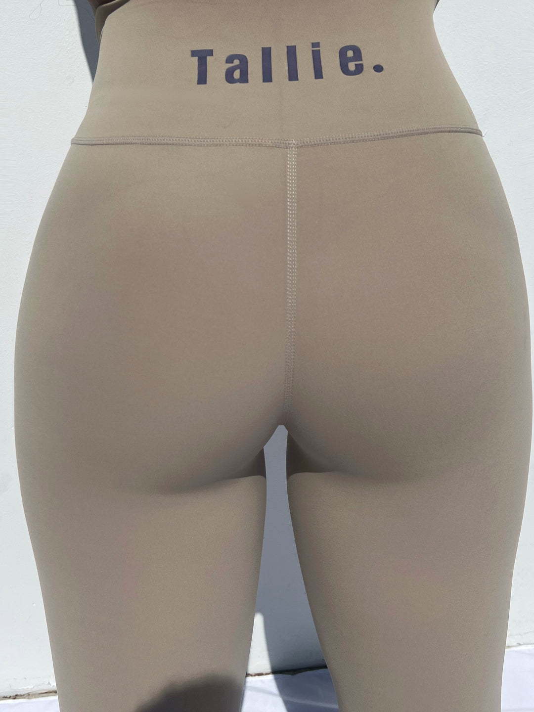 Tan Flare Leggings