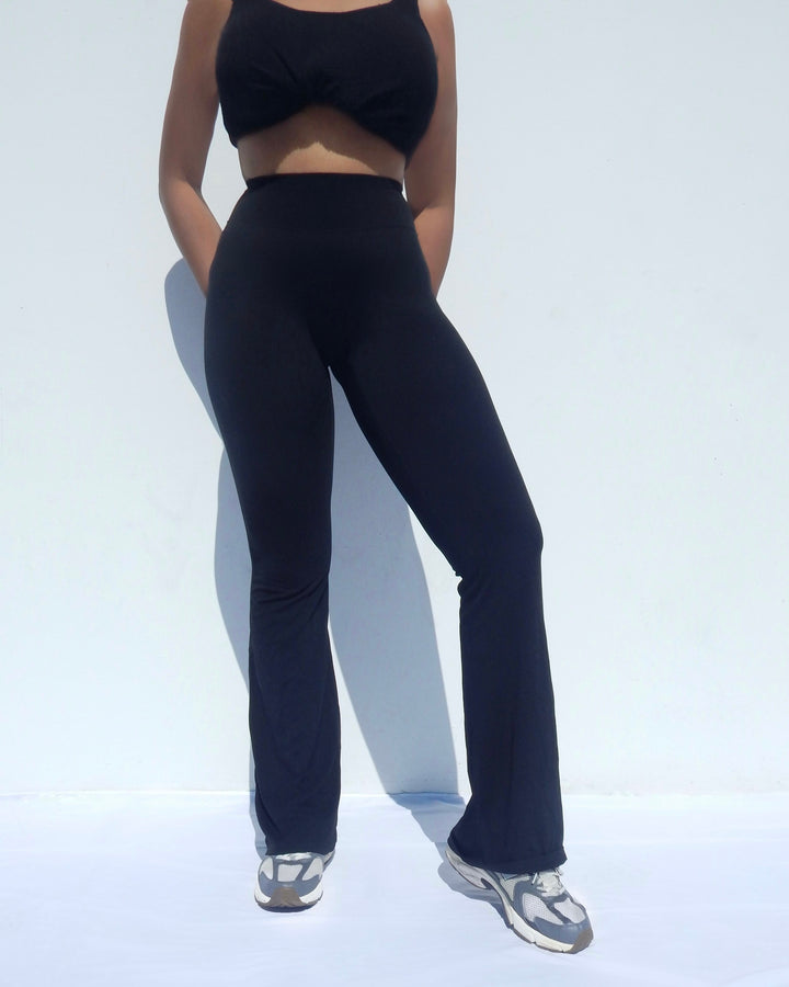 Black Flare Leggings