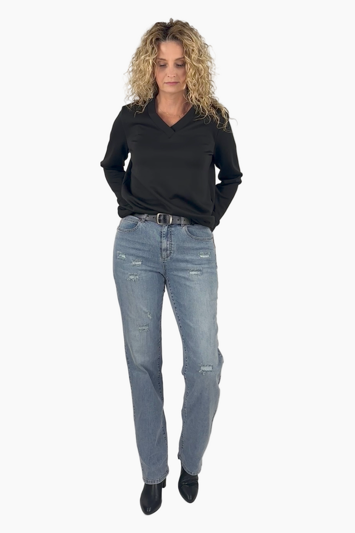 Audrey Reconstructed Tall Girlfriend Jeans