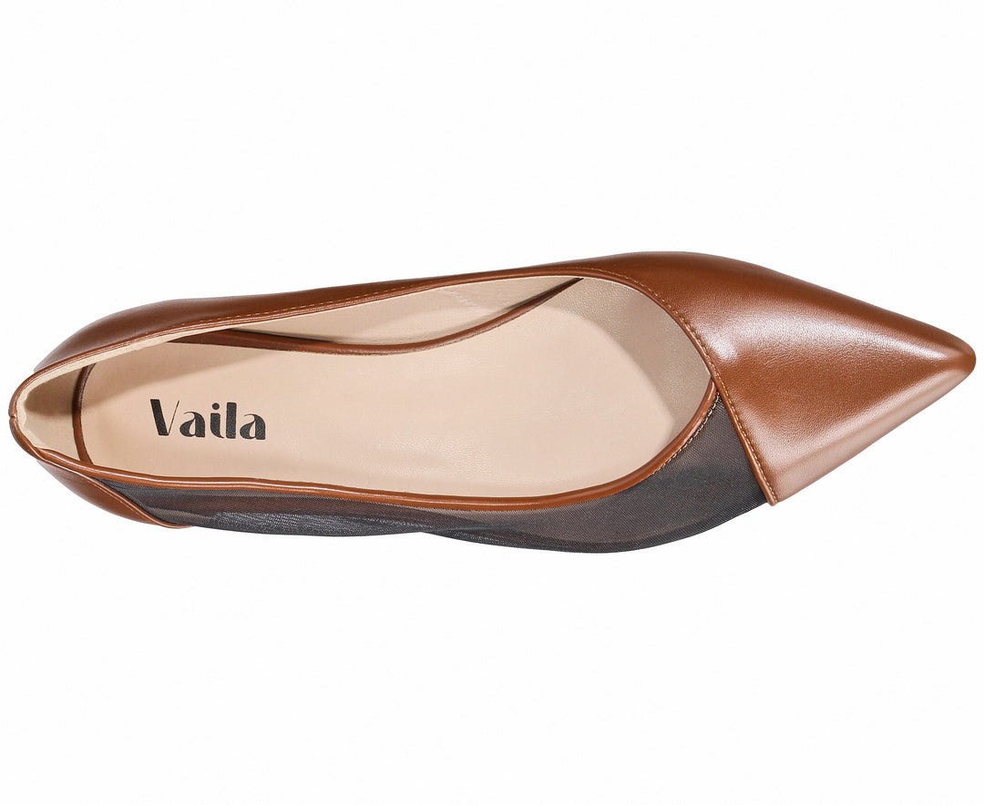 Linda Flats - Brown