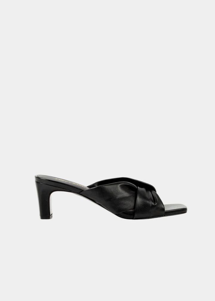 The Margot Heeled Sandal - Black