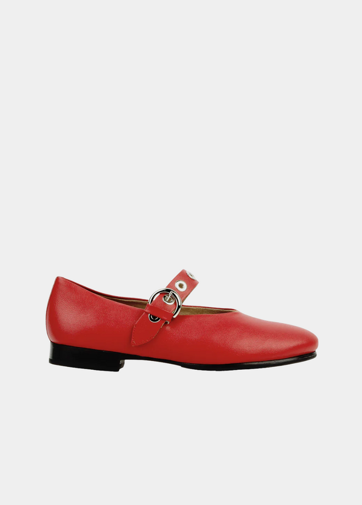 The BLVD Mary Jane - Racing Red