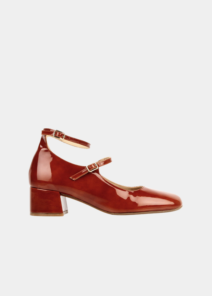 The Camille Mary Jane - Riding Brown