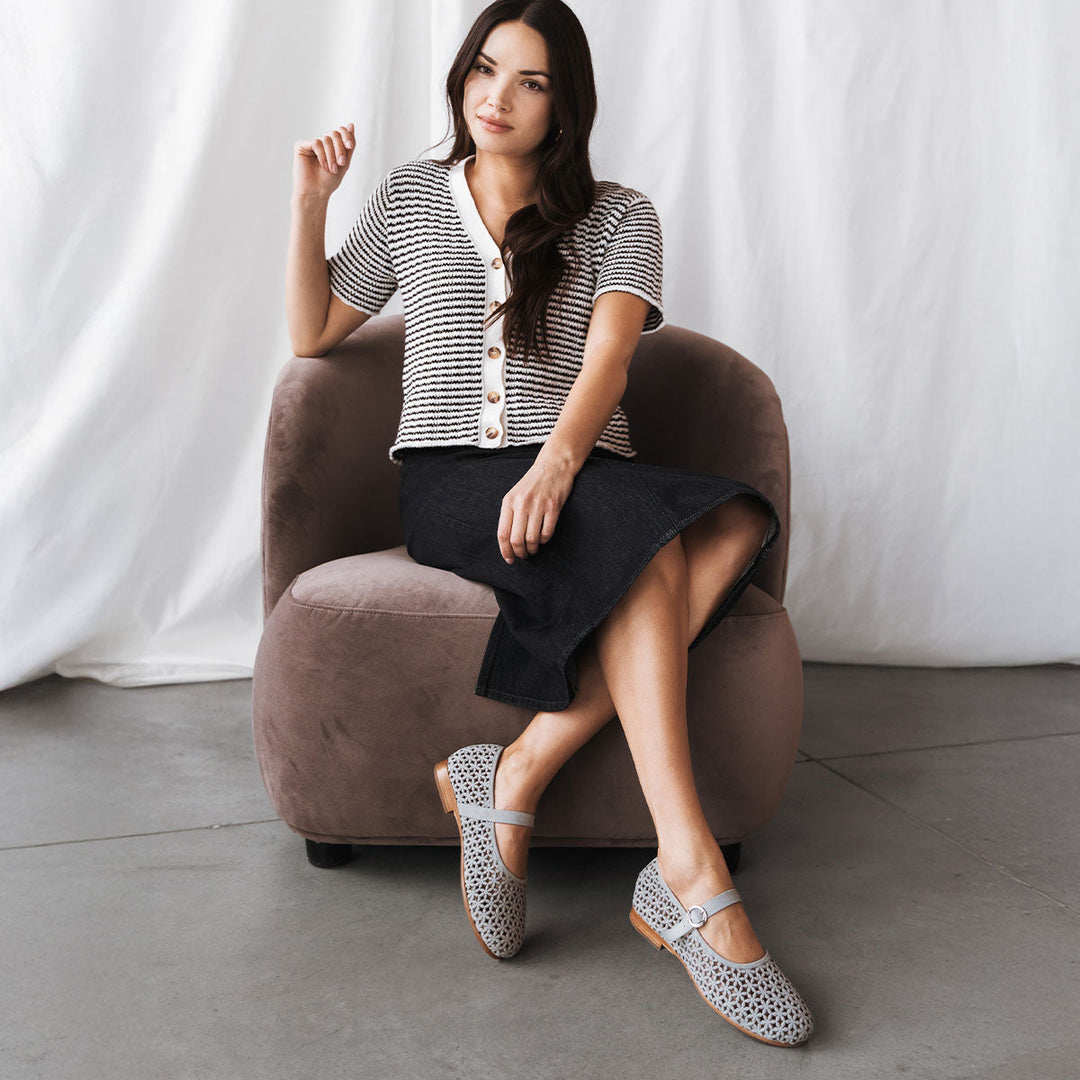 The Modern-Day Mary Jane - Perforated Bluebell
