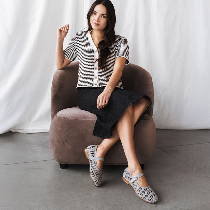 The Modern-Day Mary Jane - Perforated Bluebell