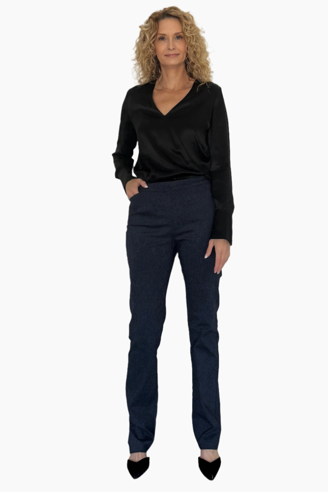 Marilyn Diamond Jacquard Tall Pants