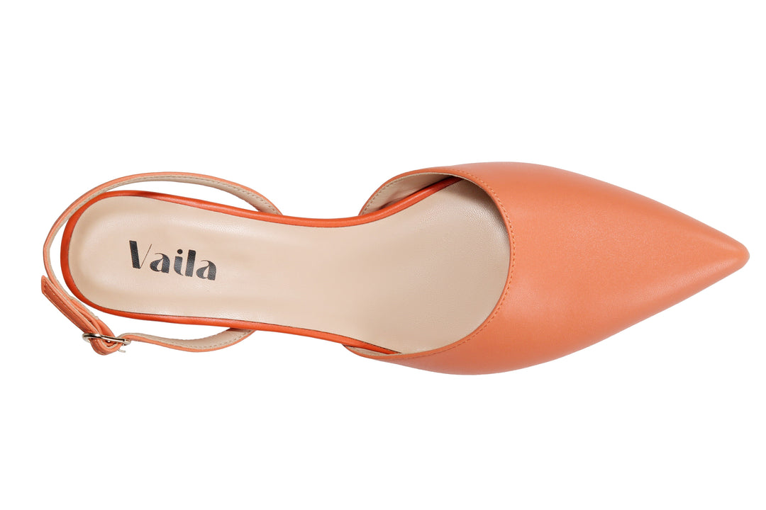 Mia Slingback - Apricot