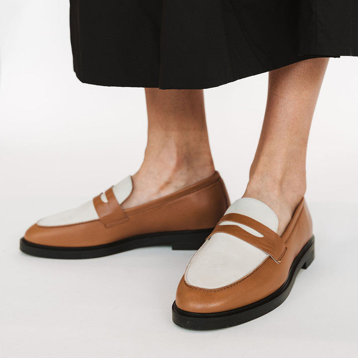 The Milan Loafer - Brandy And Creme