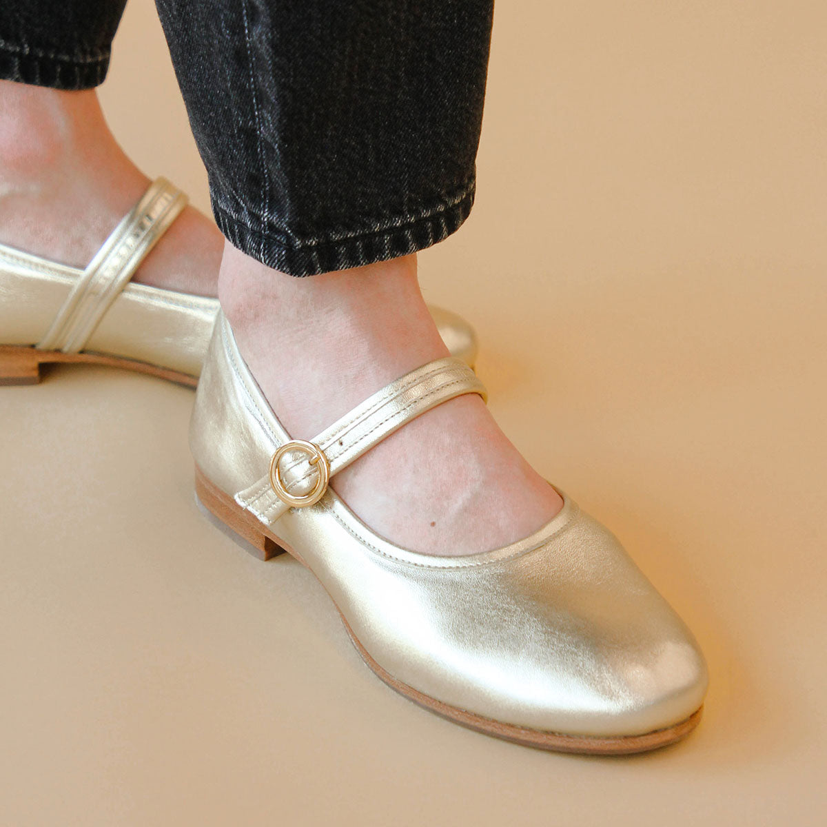 The ModernDay Mary Jane Champagne Tall Size