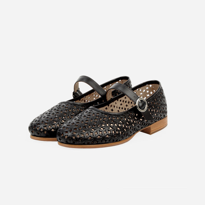 The Modern-Day Mary Jane - Perforated Black