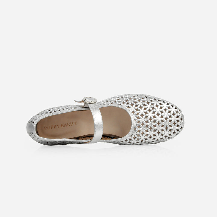 The Modern-Day Mary Jane - Perforated Silver