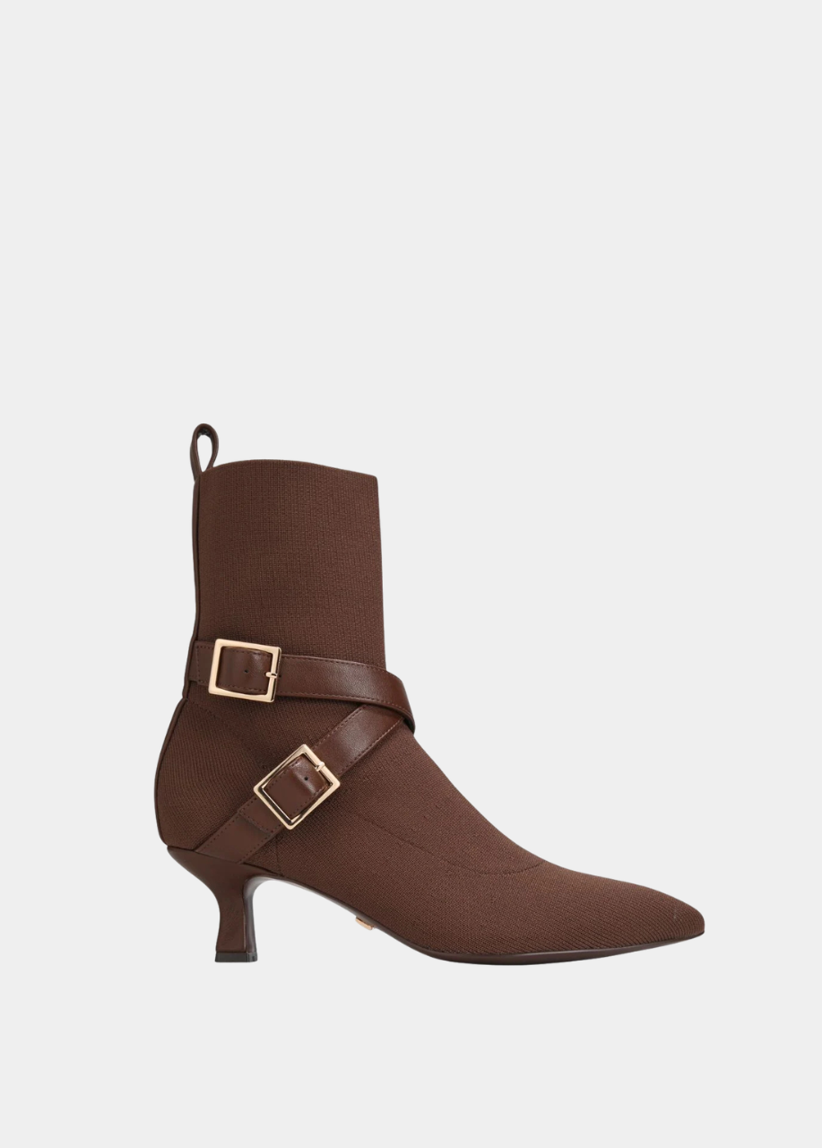 Alma Booties - Brown