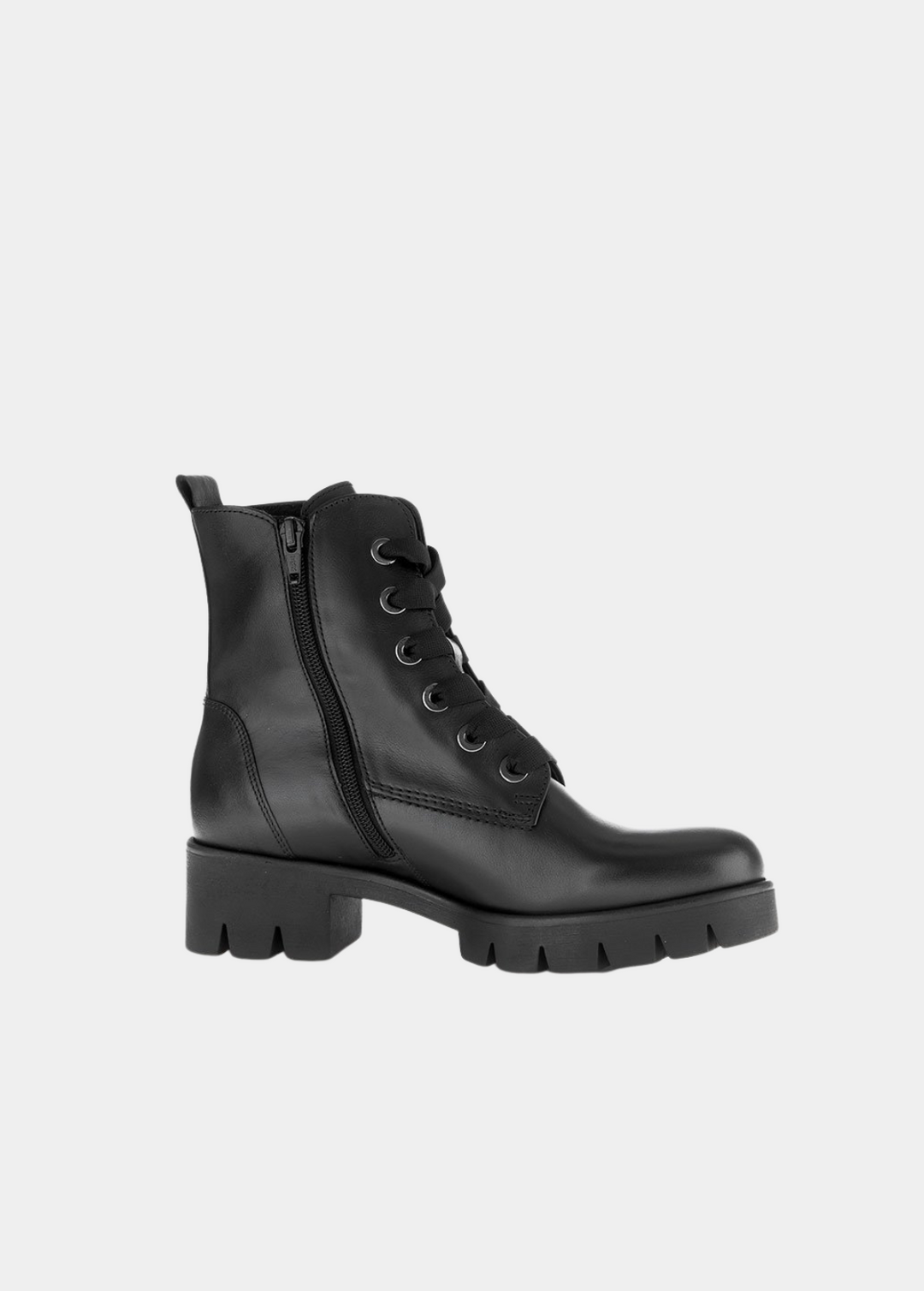 Gabor Essential Chunky Combat Boots - Black