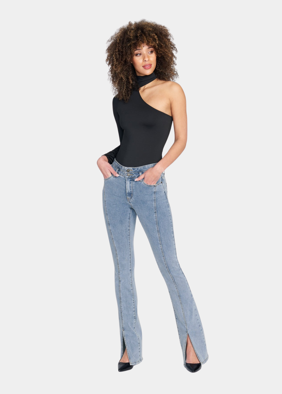 Tall Felicia Split Hem Jeans