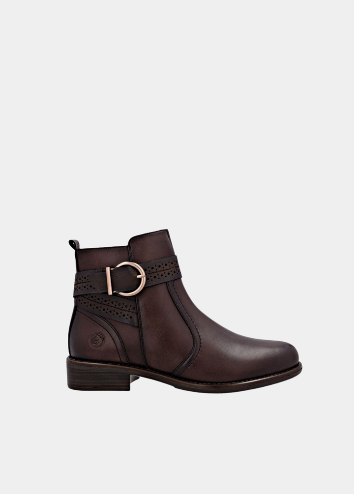 Remonte Versatile Rich Brown Ankle Boots