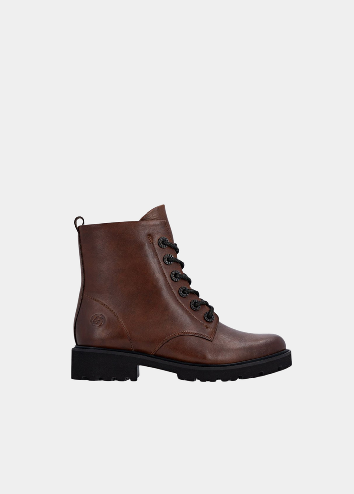 Remonte Modern & Versatile Combat Boots - Brown