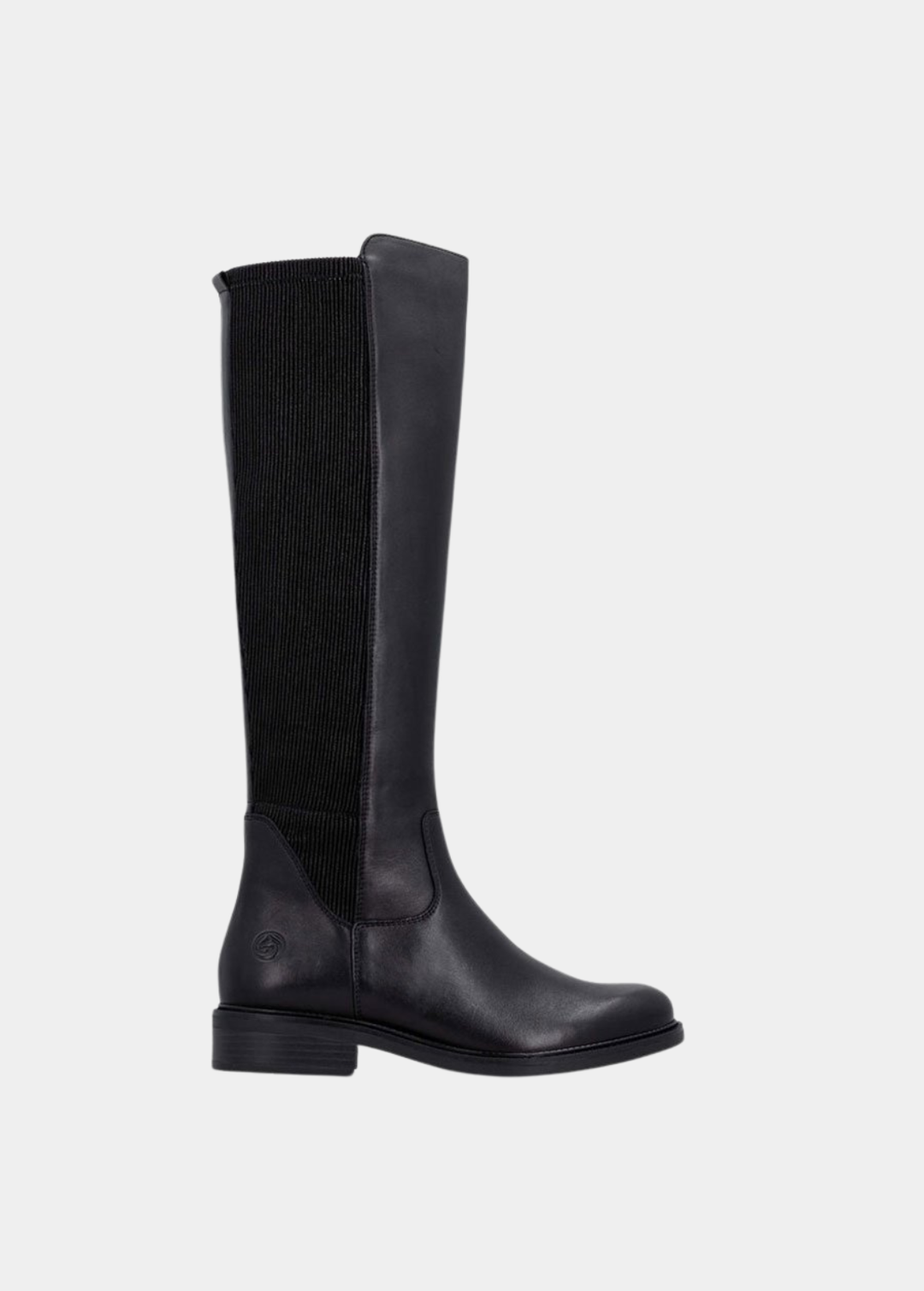Remonte Classic & Versatile Long Boots - Black