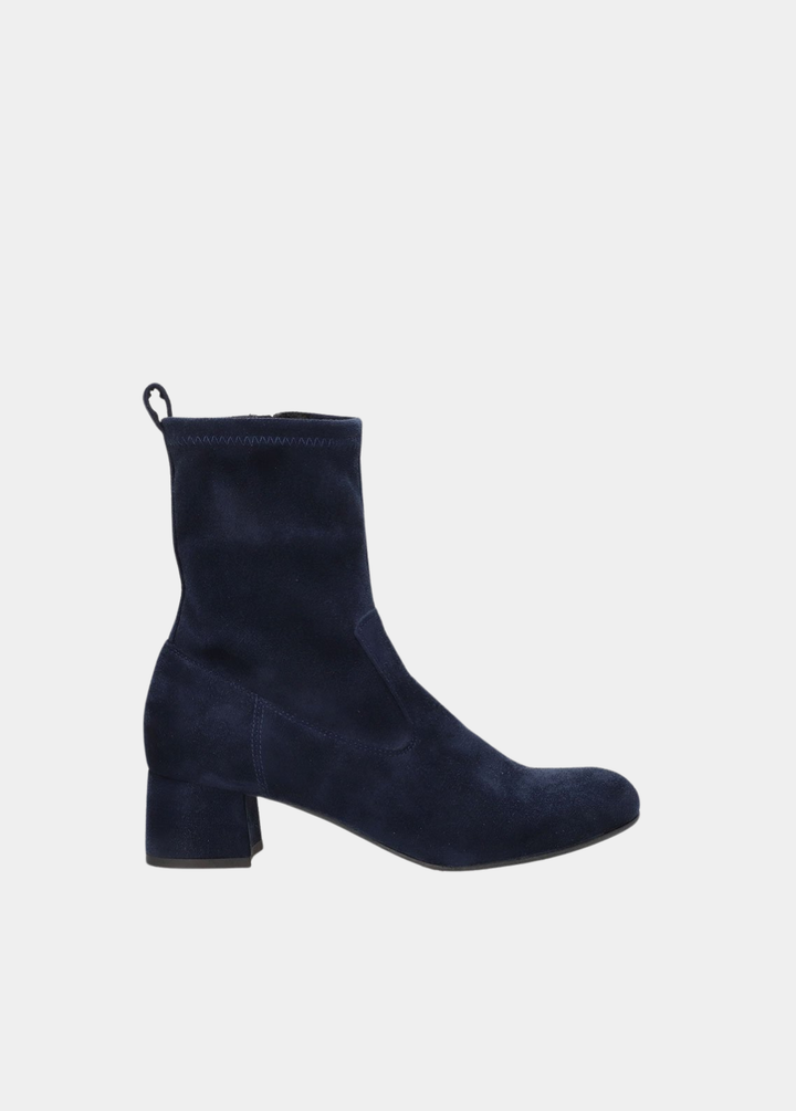 Bioeco Plush Suede Ankle Boots - Navy
