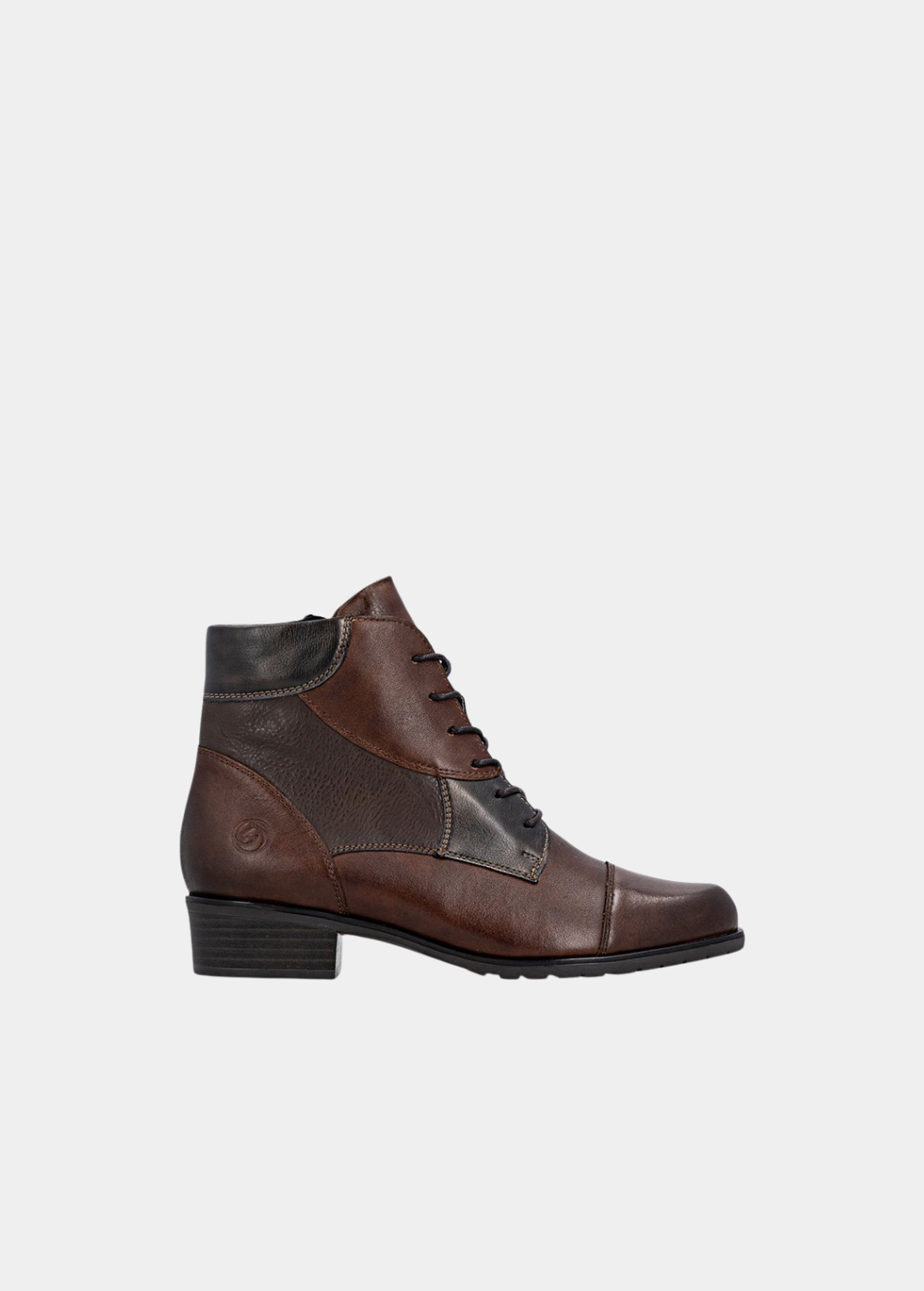 Remonte Chic and Versatile  Combi Ankle Boots - Brown