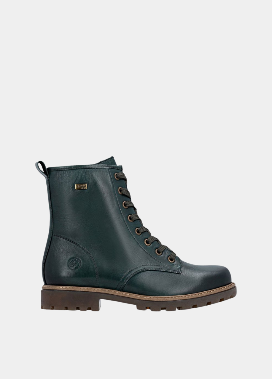 Remonte Fashionable Combat Boots - Green