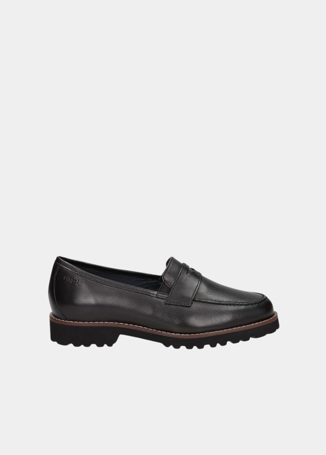Sioux Premium Leather Loafers - Black