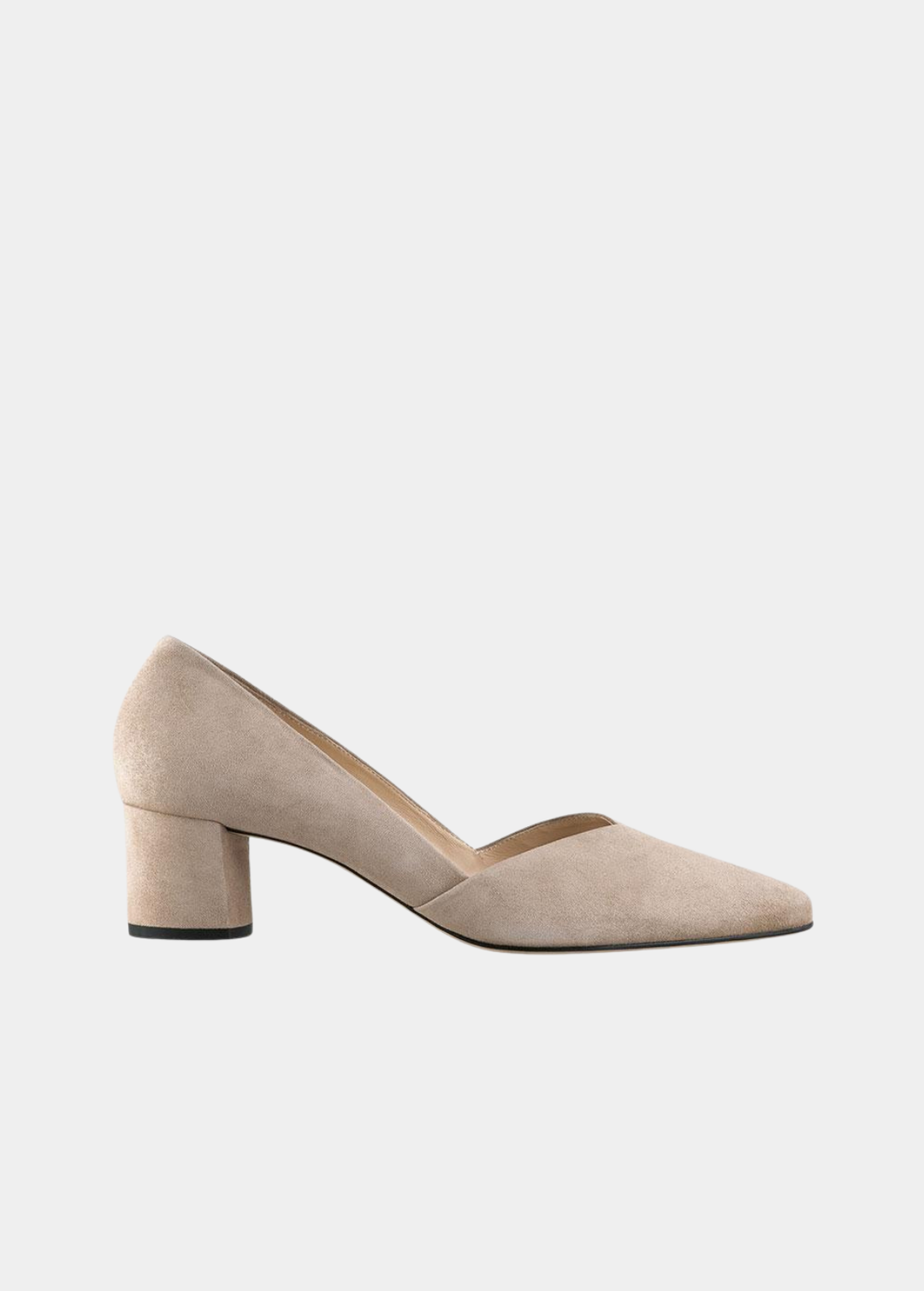 Hogl Premium Sweetheart Block Heels - Taupe